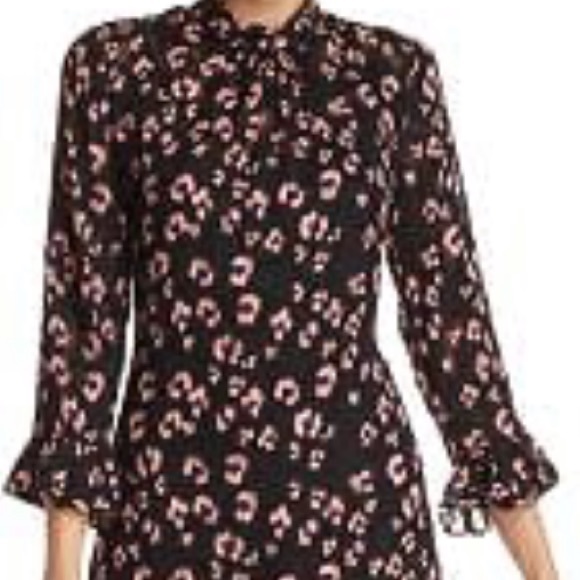 Rebecca Taylor Women's Long Sleeve Print Dress - Picture 2 of 2